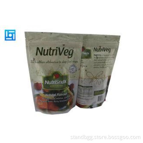 Laminated Stand Up Pouches For Food / Zip Lock Stand Up Bar